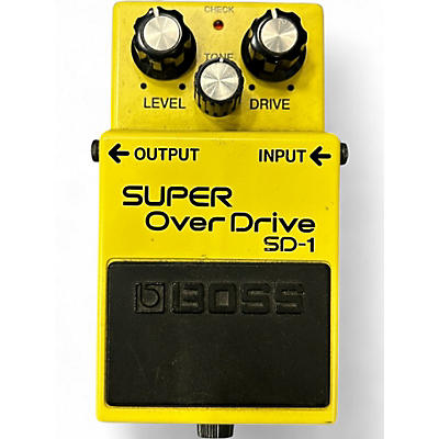Used BOSS SD1 Super Overdrive Effect Pedal