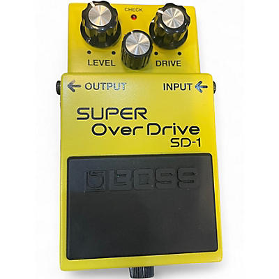 Used BOSS SD1 Super Overdrive Effect Pedal