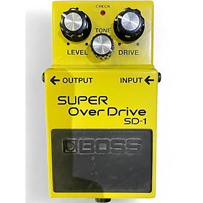 Used BOSS SD1 Super Overdrive Effect Pedal