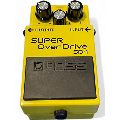 Used BOSS SD1 Super Overdrive Effect Pedal