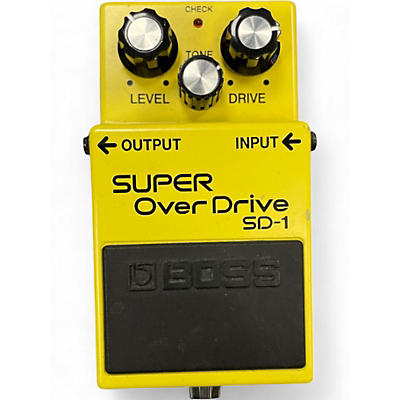 Used BOSS SD1 Super Overdrive Effect Pedal