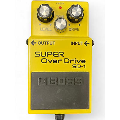 Used BOSS SD1 Super Overdrive Effect Pedal