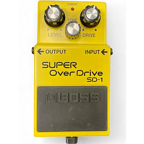 Used BOSS SD1 Super Overdrive Effect Pedal