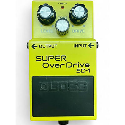 Used BOSS SD1 Super Overdrive Effect Pedal