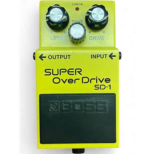Used BOSS SD1 Super Overdrive Effect Pedal