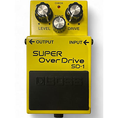 Used BOSS SD1 Super Overdrive Effect Pedal