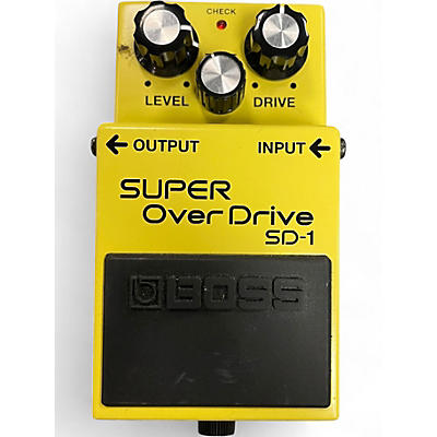 Used BOSS SD1 Super Overdrive Effect Pedal
