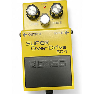 Used BOSS SD1 Super Overdrive Effect Pedal