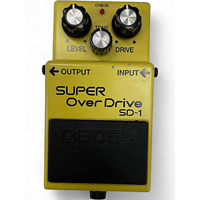 Used BOSS SD1 Super Overdrive Effect Pedal
