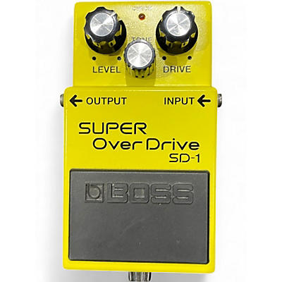 Used BOSS SD1 Super Overdrive Effect Pedal