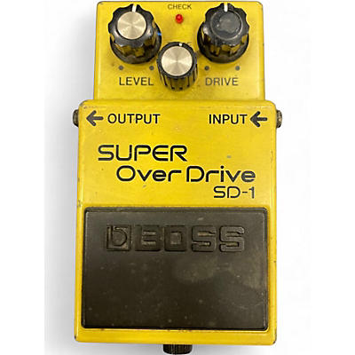 Used BOSS SD1 Super Overdrive Effect Pedal