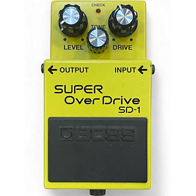Used BOSS SD1 Super Overdrive Effect Pedal
