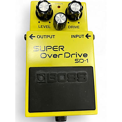 Used BOSS SD1 Super Overdrive Effect Pedal