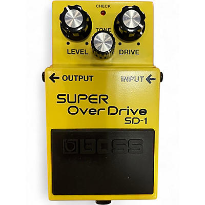 Used BOSS SD1 Super Overdrive Effect Pedal