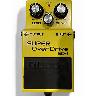 Used BOSS SD1 Super Overdrive Effect Pedal