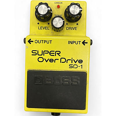 Used BOSS SD1 Super Overdrive Effect Pedal