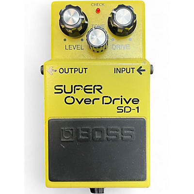 Used BOSS SD1 Super Overdrive Effect Pedal