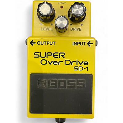 Used BOSS SD1 Super Overdrive Effect Pedal