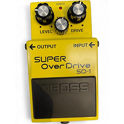 Used BOSS SD1 Super Overdrive Effect Pedal