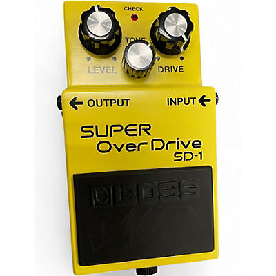 Used BOSS SD1 Super Overdrive Effect Pedal