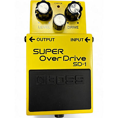 Used BOSS SD1 Super Overdrive Effect Pedal
