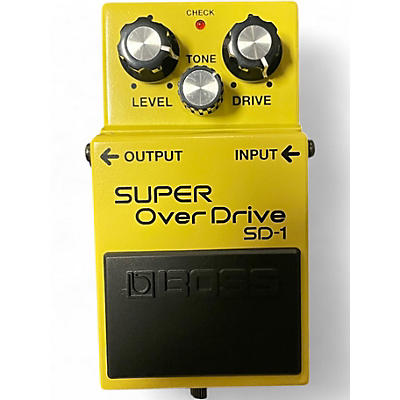 Used BOSS SD1 Super Overdrive Effect Pedal