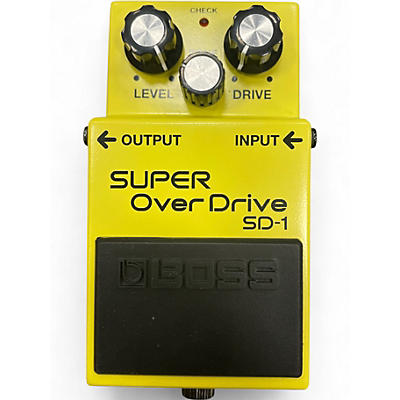 Used BOSS SD1 Super Overdrive Effect Pedal