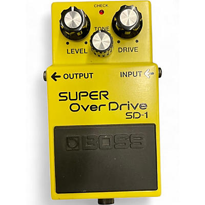 Used BOSS SD1 Super Overdrive Effect Pedal