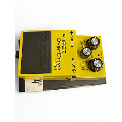 Used BOSS SD1 Super Overdrive Effect Pedal