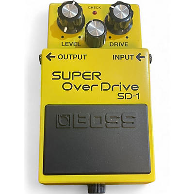Used BOSS SD1 Super Overdrive Effect Pedal