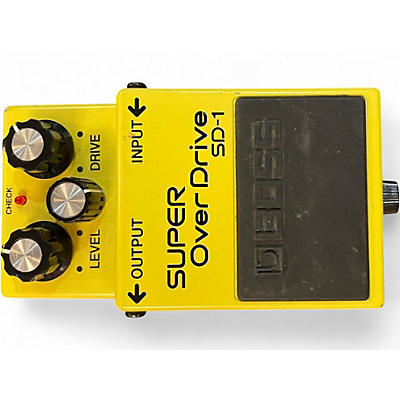 Used BOSS SD1 Super Overdrive Effect Pedal