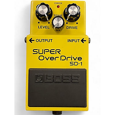 Used BOSS SD1 Super Overdrive Effect Pedal