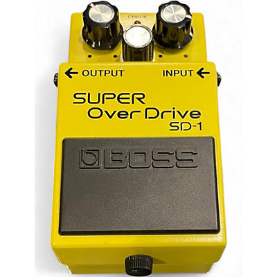 Used BOSS SD1 Super Overdrive Effect Pedal