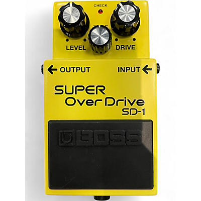 Used BOSS SD1 Super Overdrive Effect Pedal