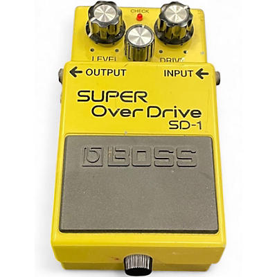 Used BOSS SD1 Super Overdrive Effect Pedal