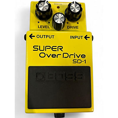 Used BOSS SD1 Super Overdrive Effect Pedal
