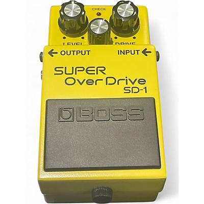 Used BOSS SD1 Super Overdrive Effect Pedal