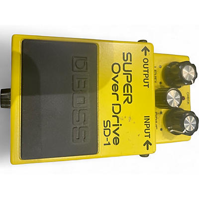 Used BOSS SD1 Super Overdrive Effect Pedal