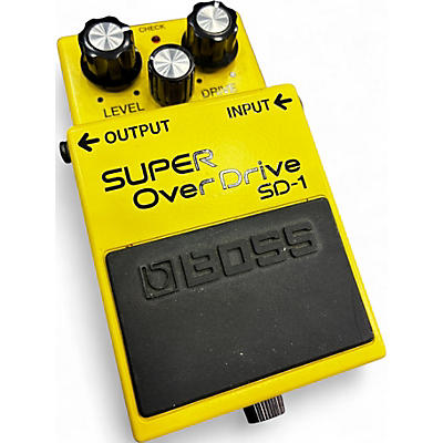 Used BOSS SD1 Super Overdrive Effect Pedal