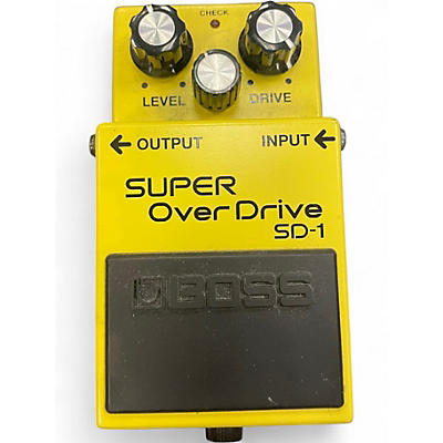 Used BOSS SD1 Super Overdrive Effect Pedal