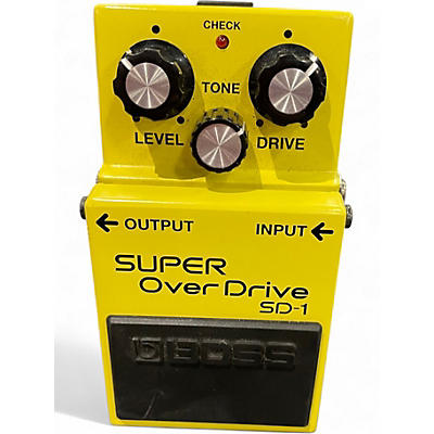 Used BOSS SD1 Super Overdrive Effect Pedal