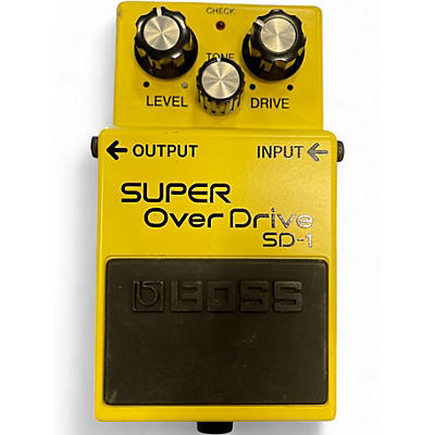 Used BOSS SD1 Super Overdrive Effect Pedal