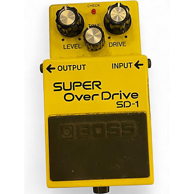Used BOSS SD1 Super Overdrive Effect Pedal