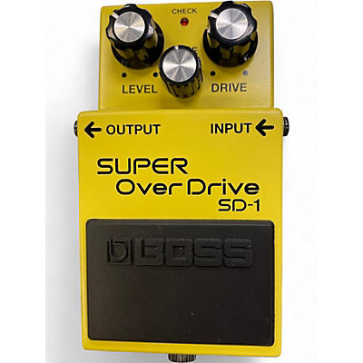 Used BOSS SD1 Super Overdrive Effect Pedal