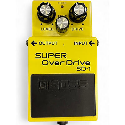 Used BOSS SD1 Super Overdrive Effect Pedal