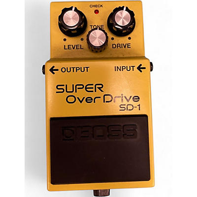Used BOSS SD1 Super Overdrive Effect Pedal