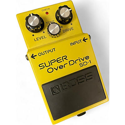 Used BOSS SD1 Super Overdrive Effect Pedal