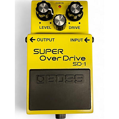 Used BOSS SD1 Super Overdrive Effect Pedal