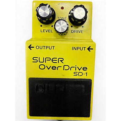 Used BOSS SD1 Super Overdrive Effect Pedal