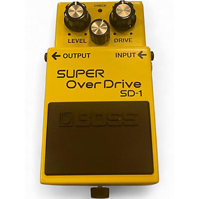 Used BOSS SD1 Super Overdrive Effect Pedal
